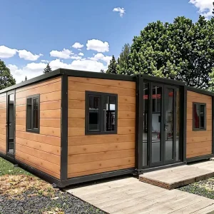 Custom Modular Flat Pack Container Home Prefab Portable Cabin Waterproof Fast Assembly Container Villa for Residential