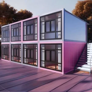 Custom Prefab Container Bar with Lighting System for Apartment House Eco friendly Waterproof