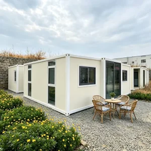 Custom Prefab House Living Tiny Home 20Ft 30Ft 40Ft Inclined Roof Prefabricated Container House Portable Home