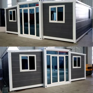 Custom Prefabricated 20/30/40Ft Expandable Container House Hurricane Proof Soundproof Features Modern Design for Living Room