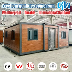 Custom Prefabricated Collapsible 20Ft 40Ft Container Expandable Modern European House Prefab Shipping Home 2 4 5 Bedroom Modular