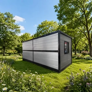 Custom Prefabricated Folding House Light Weight Easy Transport Foldable Container House for Construction Camp on Site