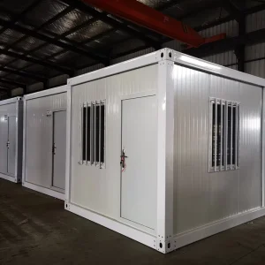 Custom Quick Assembly 20ft 40ft Steel Modular Folding Container Portable Office Container House for Camping and Tiny Workspaces