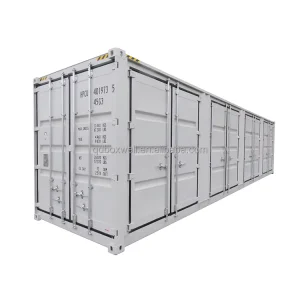 40ft High Cube Open Top Steel Shipping Container 40HC Side Open Door