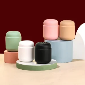 Custom Silicone Breathable Makeup Storage Case Makeup Blender Case Face Sponges Carrying Container