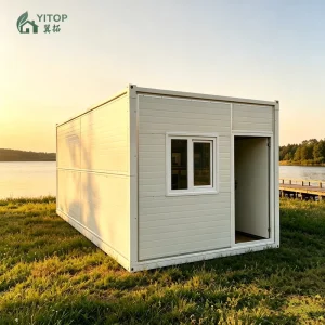 Custom Size 5.8m Folding House Container Transport Modern Dust proof Water resistant Design Convenient Foldable Camping Home