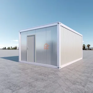 Custom Size Insulated Sandwich Panel Container House Portable Prefab Garage for Vehicle Storage and Workshop Use