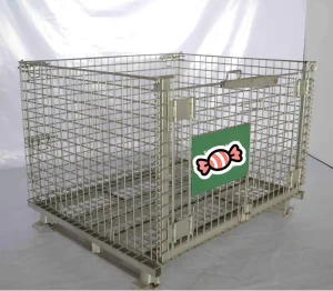 Custom Steel Powder Coated Bulk Stacking Storage Boxes Durable Industrial Containers with 1800kg Capacity for Cargo & Equipment