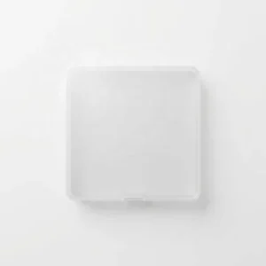 Custom Transparent PP Plastic Packaging Box With Lid Mini Square Craft Storage Container Jewelry Display Organizer