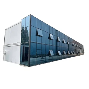 Custom Waterproof Easy Assemble Prefabricated Office with 20ft 2 Storey Sandwich Panel Container House for Mobile Home Villa