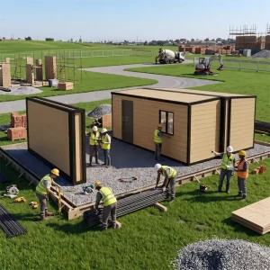 Customizable 20 40 Inch Detachable Mobile Container Design Expandable Breathable Steel Container-Mounted Movable House Modern