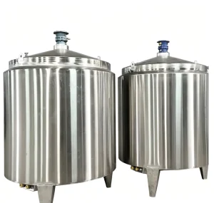 Customizable 2000L-8000L Vertical Stainless Steel Buffer Tank for Industrial Liquid Supply Infrastructure 300KG
