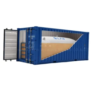 Customizable 20GP Shipping Container Box 1:20 Scale Plastic Crafts Flexitank Container Model