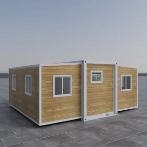Customizable 20ft Mobile Expandable Modern Breathable Steel Wooden Container House Capsule Villa Office Building 1