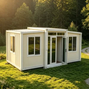 Customizable 20ft Prefabricated Modular Container House with Insulated Waterproof Design for Hotel Villa Apartment & Outdoor Use