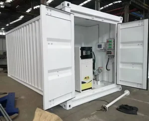 Customizable Carbon Steel Fuel Dispenser Shipping Container Factory Sold Vending Machine Gas Station Chemical Storage