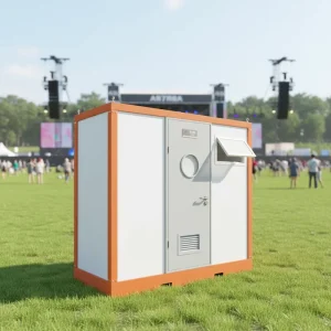 Customizable Durable Eco Friendly Prefabricated Sandwich Panel Portable Toilet Easy Installation for Construction Site Temporary