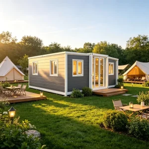 Customizable Expandable Container House 20ft & 40ft Standards for Residential Office Hotel Outdoor or Villa Use