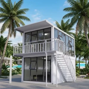 Customizable Luxury Modern Container Houses Save Time and Easily Assemble the Upper and Lower Two Story Container Houses