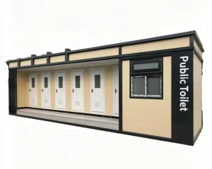 Customizable Luxury Prefab House Mobile Toilet Modern Design Steel Container for Office Hospital Outdoor Scenic Areas Apartments