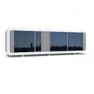 Customizable Modern Prefab Steel Space Capsule Container House Modular High-Space-Utilization Weatherproof Villa Bedroom