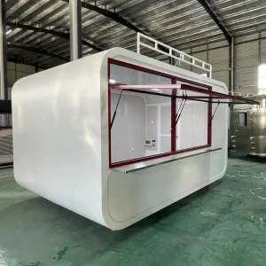 Customizable Modified Shipping Container Layout Breathable Design for Kitchen Coffee Shop Milk Tea Burger Shops Mall Workshop