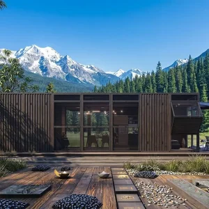 Customizable Modified Steel Shipping Container House with Earthquake Proof Grade 7 Modern Design for Shops Offices Apartments