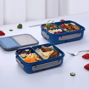 Customizable Office School Plastic Leak Proof Eco Friendly Dishwasher Safe Microwaveable Food Lunch Box