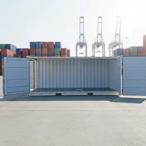 Customizable Oversized Cargo Durable Galvanized Steel 20 Open Top Shipping Dry Container
