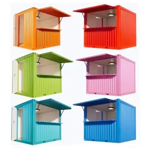 Customizable Prefab Steel Container Shop For Retail Business Manufactured In China