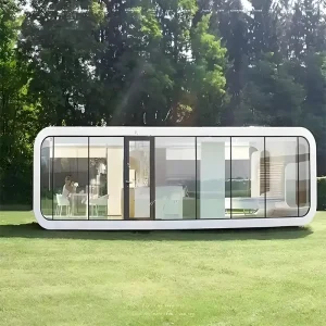 Customizable Prefabricated Movable Apple Cabin 20ft 40ft Outdoor Modern Popular Prefab Tiny House Prefab Villa House