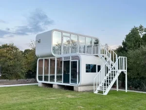 Customizable Prefabricated Movable Waterproof Steel Container Apple Cabin 20ft 40ft Outdoor Modern Tiny House Villa Office Hotel