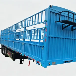 Customizable Sidewall-Height Fence Cargo Semi-Trailer with >30000 kg Payload