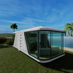 Customizable Space Capsule House with Galvanized Light Steel Frames and Intelligent Control Panel