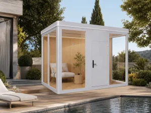 Customizable Waterproof Aluminum Corner Modular House Office Shop Sunny Breakfast Nook Prefab Cabin Quick Assembly Hobby Space