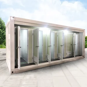 Customization Public Mobile Toilet with Shower System Sandwich Panel Material Modern Design Outdoor Use for Parks