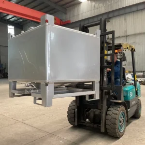 Customize 304 Metal IBC Container 1000 Liter Stainless Steel Liquid Chemical Storage Tank