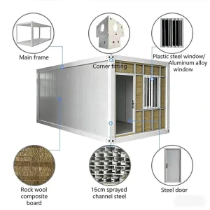 Customize Shipping Container House Modular Prefab Modern Hurricane Proof Container House Quick Installation Portable Home