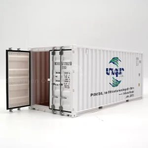 Customized 1:20 Plastic Crafts Shipping Boxes Factory Model with Paper Material Stuffed Features Container Model