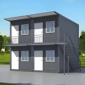 Customized 2 Story Luxury Prefabricated Container House Portable Fabricated Mobile Container Homes For Living