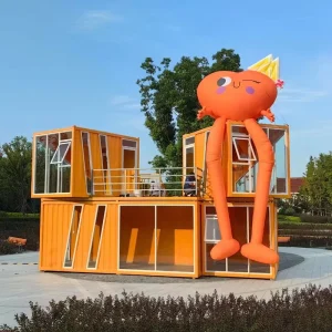 Customized 20 Foot Portable Container Juice Bar Mobile Mini Container Coffee Shop Prefabricated Grocery Store