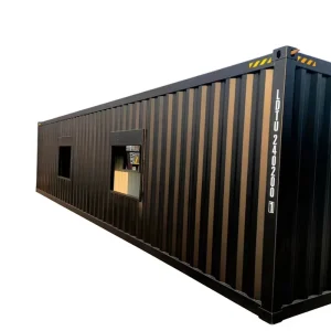 Customized 20ft Brand Dry Shipping Container Temporary Steel Structure Decoration Power Housing Custom Size Color Packing