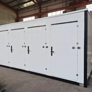 Customized 20ft Mobile Foldable Modern Design 3 Year Warranty Portable Side Door Steel Storage Folding Container
