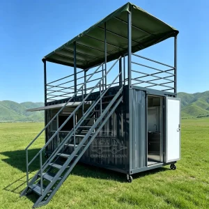 Customized 20ft Shipping Container With Modern Interior Design Portable Business Mobile Restaurant