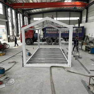 Customized 20ft Windproof Prefabricated Fast-Installation Detachable ISO CE Container House With Steel Frame
