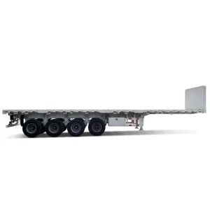 Customized 3 4 5 Axles 20ft 40ft Flatbed Semi Trailer 45ft Container Chassis