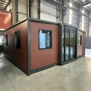 Customized 40ft 20ft Light Steel Sandwich Panel Container House Modular Expandable Quick Installation