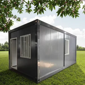 Customized 40ft Mobile Home Double Wing Foldable Three Bedrooms One Living Room Bathroom Office Expansion for Quick House Villa