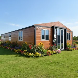 Customized Color 40Ft 20Ft 30Ft Prefabricated Mobile Luxury Container Expandable House 2 3 4 Bedroom Prefab Villa Portable Home