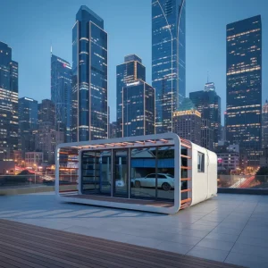 Customized Color and Size Modified 2 Level Apple Cabin Steel Shipping Container for House Living Container Use